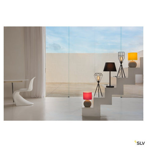 FENDA E27 lampa de masa,negru matc