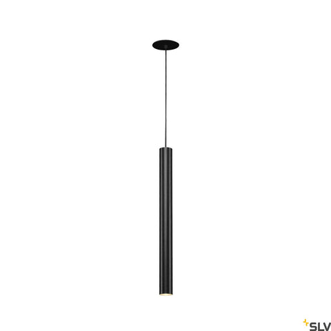 HELIA 45,LED,rosuund,negru,9WSuspendat, 3000K
