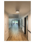 PL 48 LED 21W, 3000K, alb3000K, rotund, stahl/aluminium