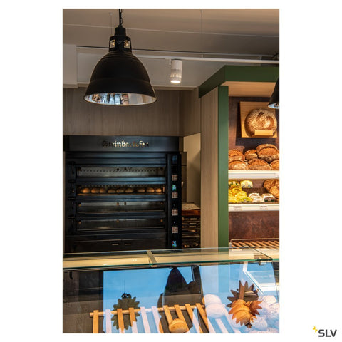 PARA 380 reflector luminaire, black, E27, max. 260W