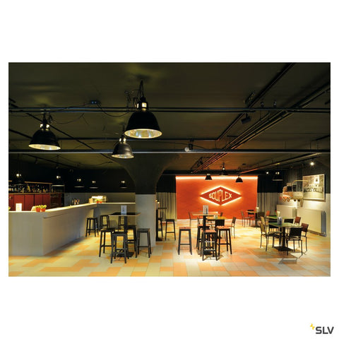 PARA 380 reflector luminaire, black, E27, max. 260W