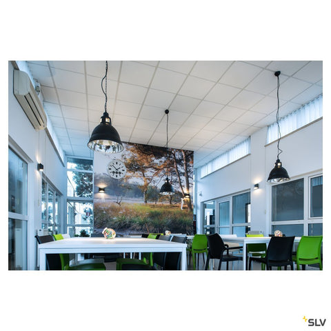 PARA 380 reflector luminaire, black, E27, max. 260W