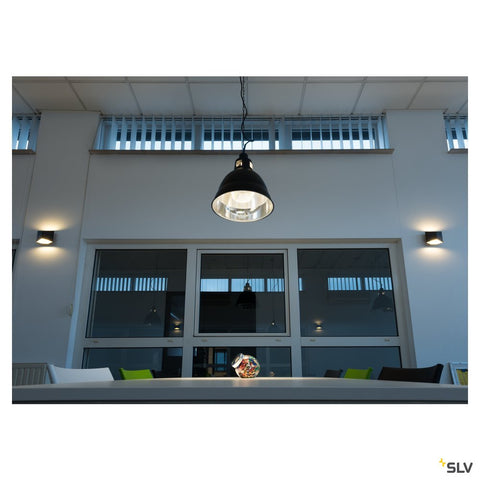 PARA 380 reflector luminaire, black, E27, max. 260W