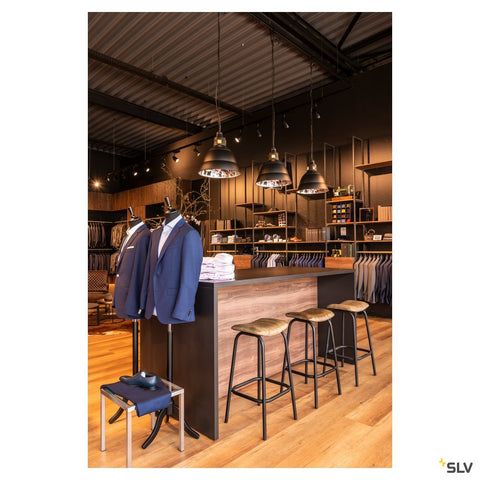 PARA 380 reflector luminaire, black, E27, max. 260W