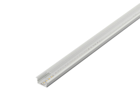 GLENOS Linear-incastratprofil, 3314-100, 1m, alu eloxiat