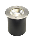 ROCCI incastrat podea, 6W, 3000K, IP67,rotund, Inox