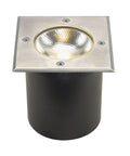 ROCCI incastrat podea, 6W, 3000K, IP67, patrat, Inox