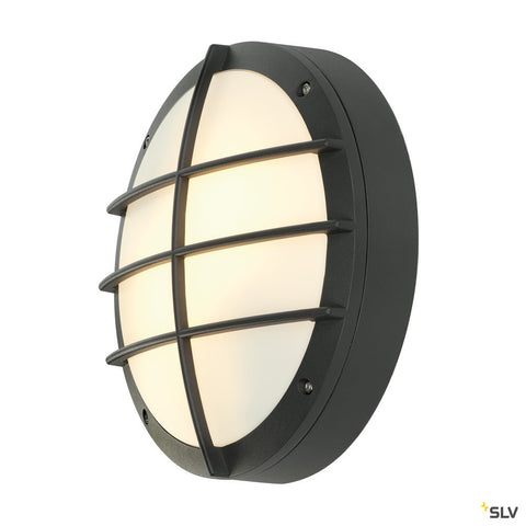 APLICA ETANSA cu grilaj, aluminiu, antracit, E27, max. 2x25W
