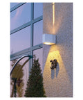 OUT spot LED de perete, argintiu