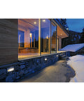 BRICK LED aplica, gri argintiu, cald-alb LED