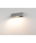 PEMA SQUARE lampă de perete, gri argintiu, E27, max. 15W