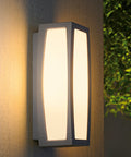 MERIDIAN BOX lampă de perete E27, gri argintiu