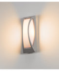 MERIDIAN II, lampă de perete, gri argintiu, E27, max. 60W