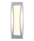 MERIDIAN II, lampă de perete, gri argintiu, E27, max. 60W