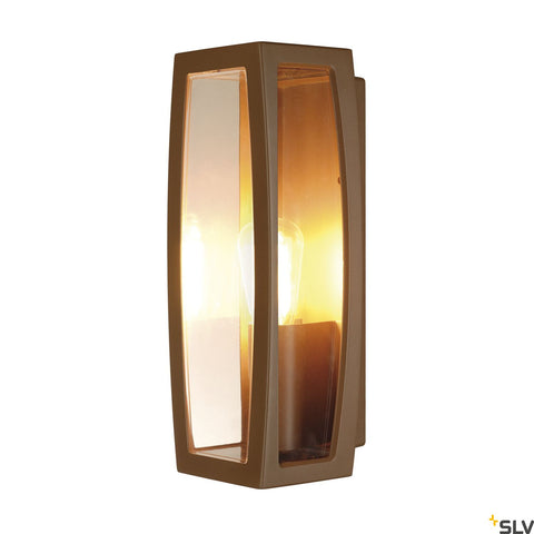 MERIDIAN BOX 2 de exterior, E27, max. 25W, ruginiu