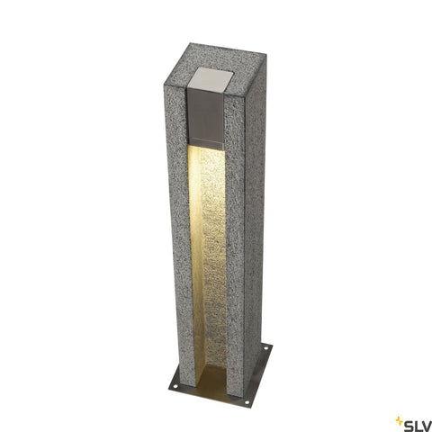 ARROCK SLOT GU10 ,square,granite,salt&pepper,GU10,max.4W LED