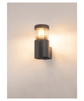 F-POL WALL de perete, E27, max. 20W,rotund, anthracit