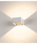 LOGS lampă de perete, pătrată, alb, 6W LED, alb cald