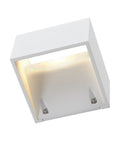 LOGS lampă de perete, pătrată, alb, 6W LED, alb cald
