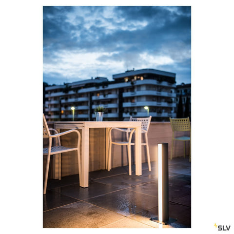 H-POL, anthracit, o banda lumina, L/B/H 16,5/16,5/66 cm