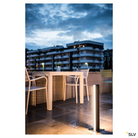 H-POL, anthracit, doua benzi lumina, L/B/H 16,5/16,5/66 cm