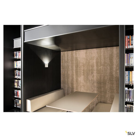 QUAD 1 XL LED de perete, 3,2W, 3000K, patrat, alb