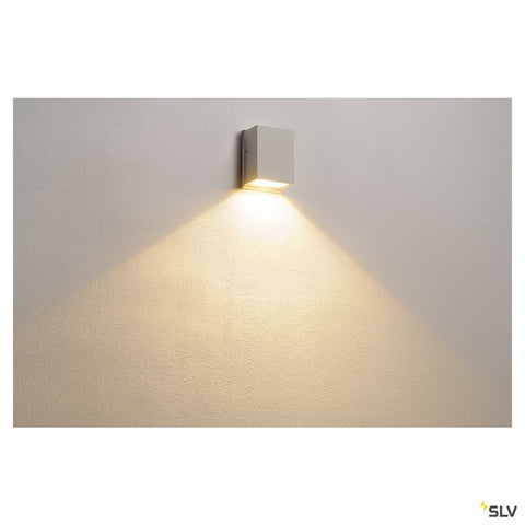 QUAD 1 XL LED de perete, 3,2W, 3000K, patrat, alb