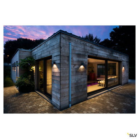 QUAD 1 XL LED de perete, 3,2W, 3000K, patrat, anthracit