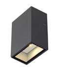 QUAD 1 lampa perete, patrat, antracit, LED, 1x3W, alb cald