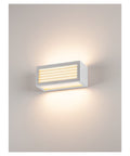 BOX-L E27 lampă de perete, pătrat, alb, E27, max. 18W