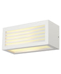 BOX-L E27 lampă de perete, pătrat, alb, E27, max. 18W
