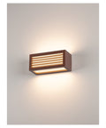 BOX-L E27 lampă de perete, pătrat, ruginiu, E27, max. 18W