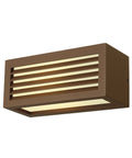 BOX-L E27 lampă de perete, pătrat, ruginiu, E27, max. 18W