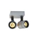 NEW MYRA WALL SPOT de perete, 2xGU10, IP55, argintiu