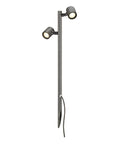 NEW MYRA 2 cap lampa, GU10, max. 2x4W, IP44, anthracit
