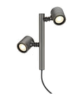 NEW MYRA 2 cap lampa, GU10, max. 2x4W, IP44, anthracit