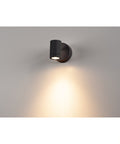 HELIA WALL LED 8W, 3000K, IP55, nisipos anthracit, downlight