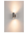 Anista Steel GU10 sus/jos de peretel., GU10, 2x35W, Inox 304