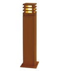 RUSTY 70 LED patrat de exterior 3000K IP55, fier ruginiu