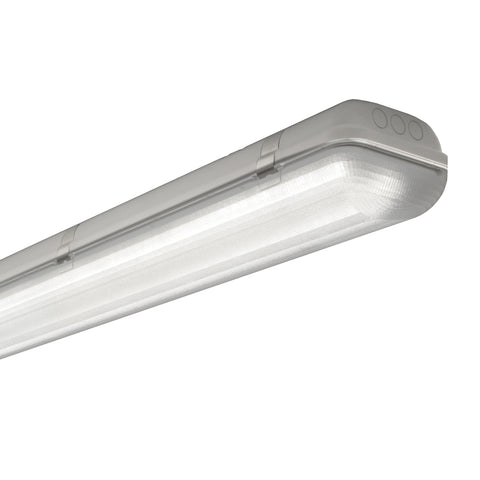 LINDA LED PC 2x24W, 4000K, 7399lm, IP65, SK II gri,L=1270mm