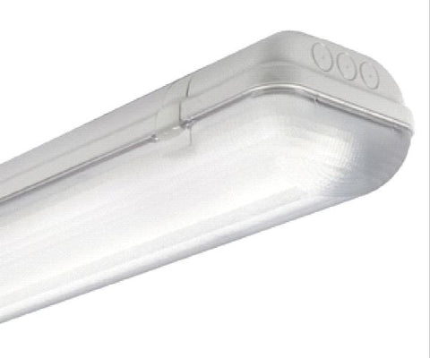 Linda Basic LED 2x19W, 4000K, 5458lm, IP65, gri, L=1270mm