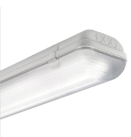 Linda Basic LED 2x23W, 4000K, 6821lm, IP65, gri, L=1570mm