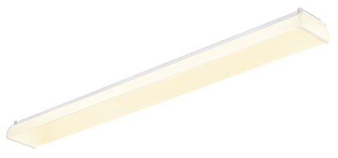 ZERO LED 1x28W, 4000K, 4029lm, Ra>80, IP40, microprism,alb