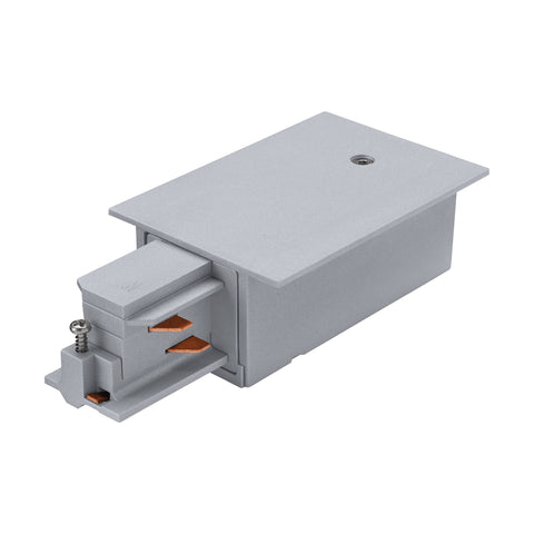 3-phase Feed-in recessed silver, plastic, links