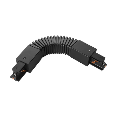 Flex connector black plastic, cable