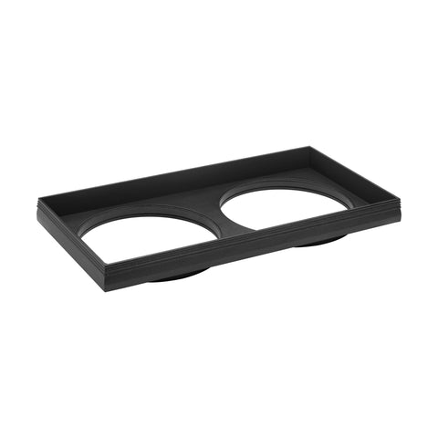 Ferronego Installation frame "111" square / 2-fach black