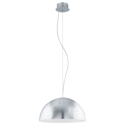 Pendant luminaire "Gaetano" Ø 380 LED 18W schlagsilver IP20