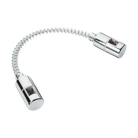 Flex connector "Villanova 1" chrome IP20