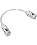 Flex connector "Villanova 1" nickel-matt IP20