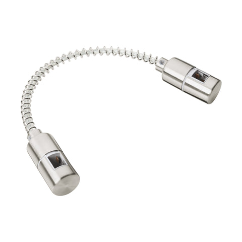 Flex connector "Villanova 1" nickel-matt IP20